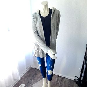 Pink Republic Gray Cardigan